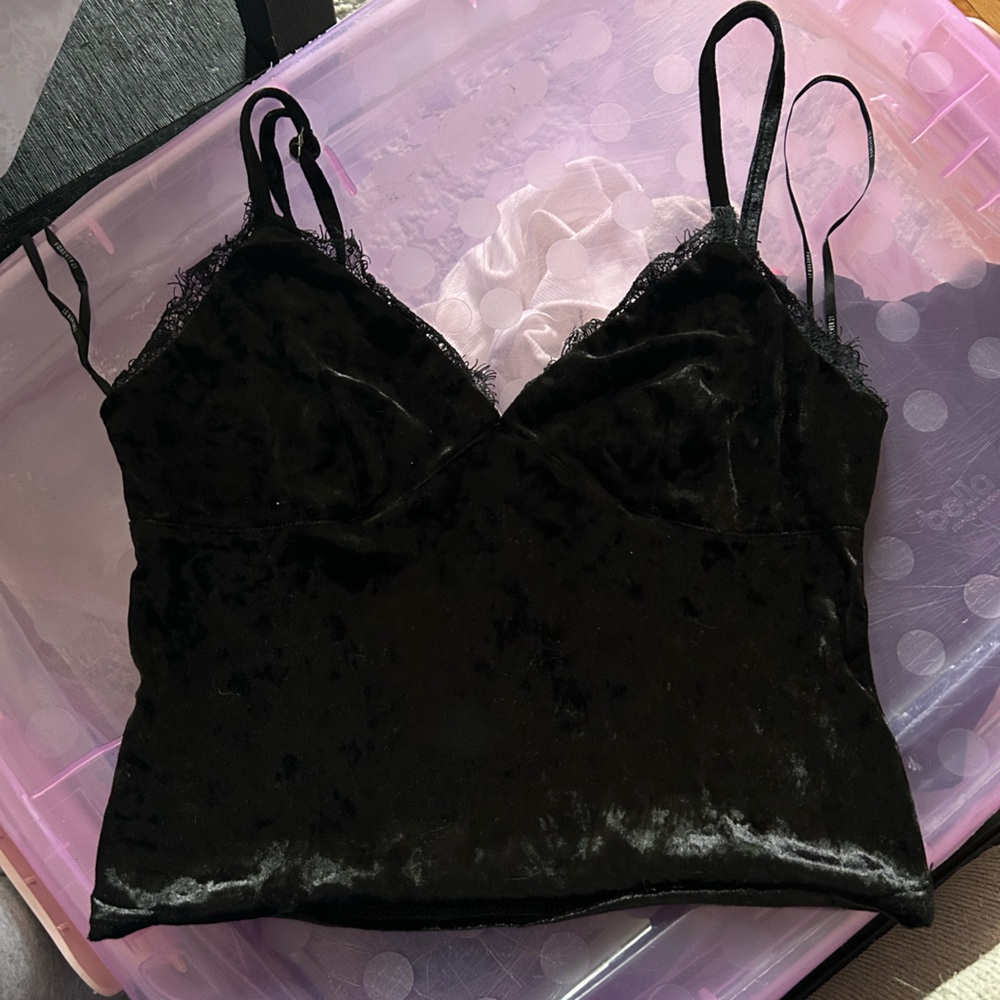 Black Velvet Bustier